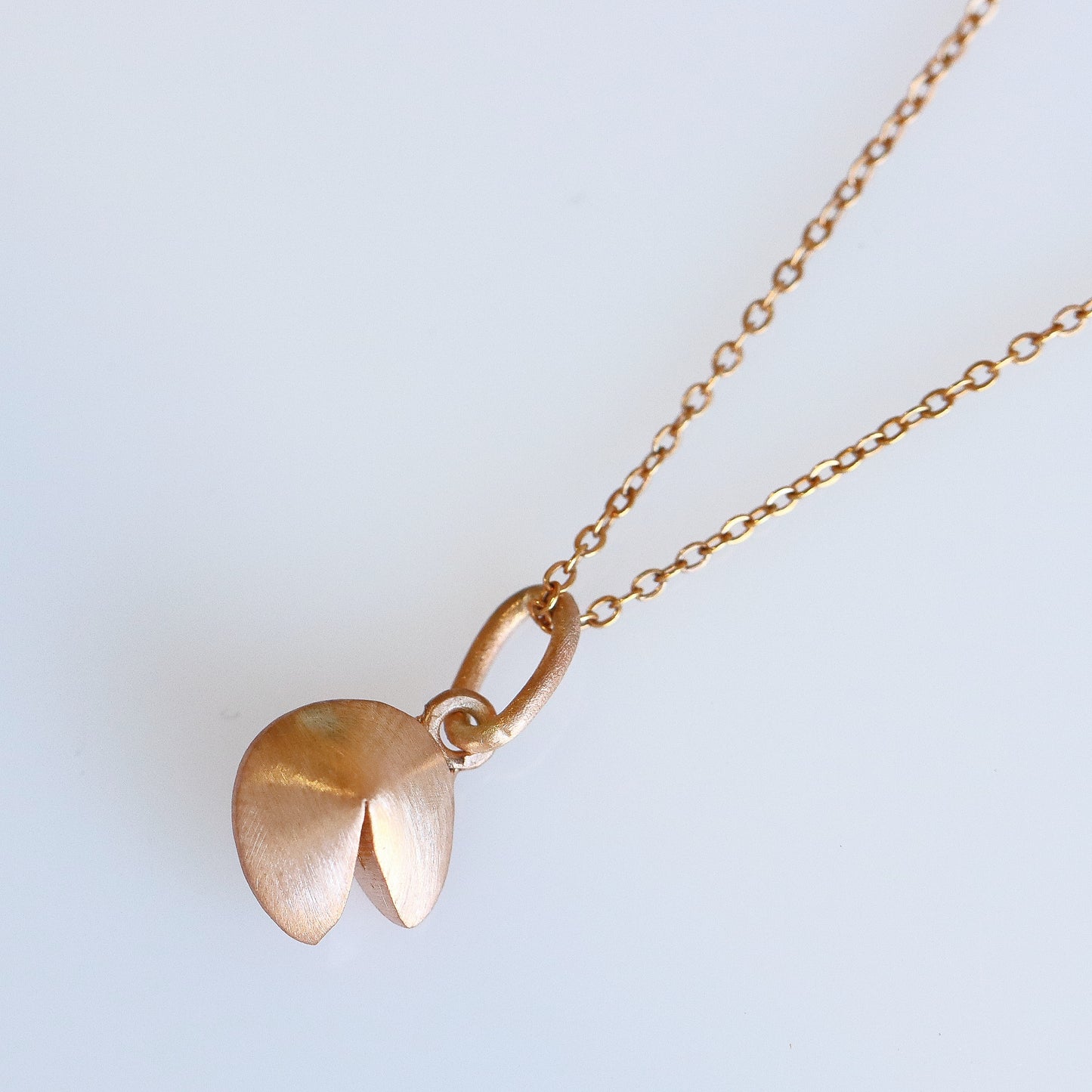 Fortune Cookie Petite Rose Gold Brushed