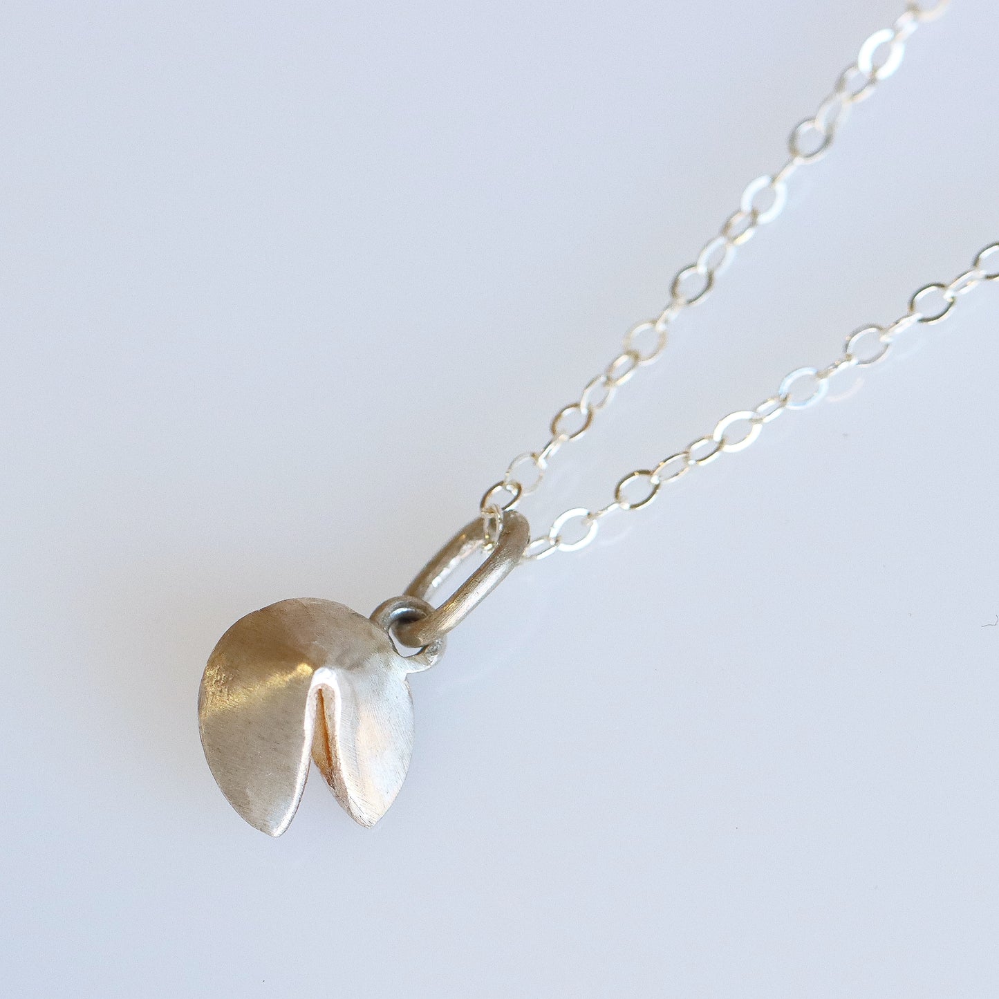 Fortune Cookie Petite Silver Brushed