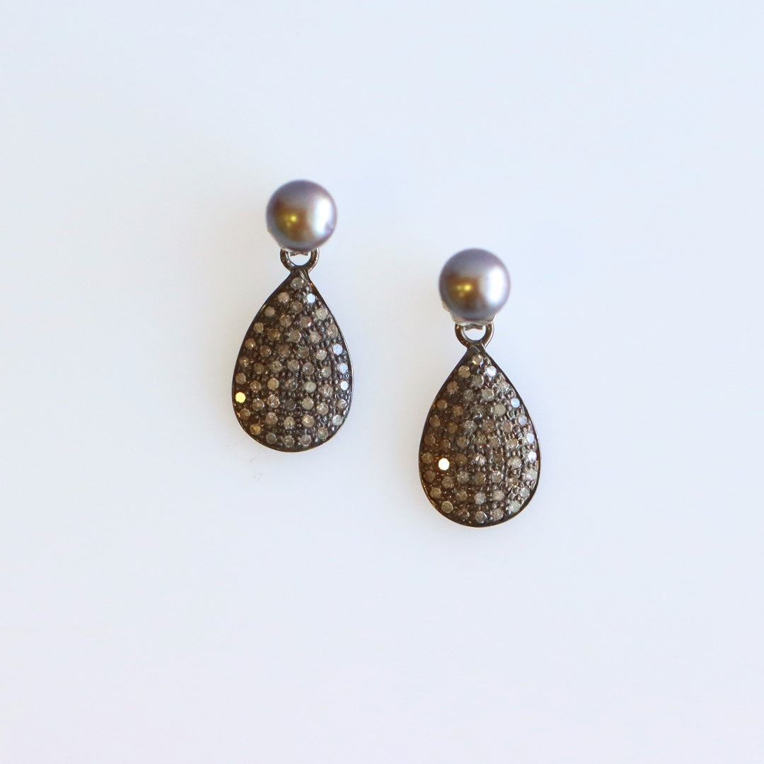 Pearl Diamond Drop