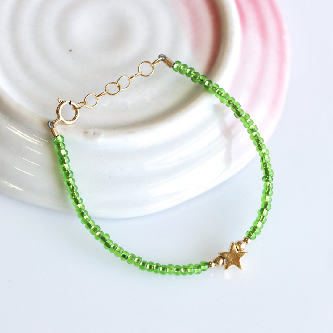 Star Bead Bracelet Gold II