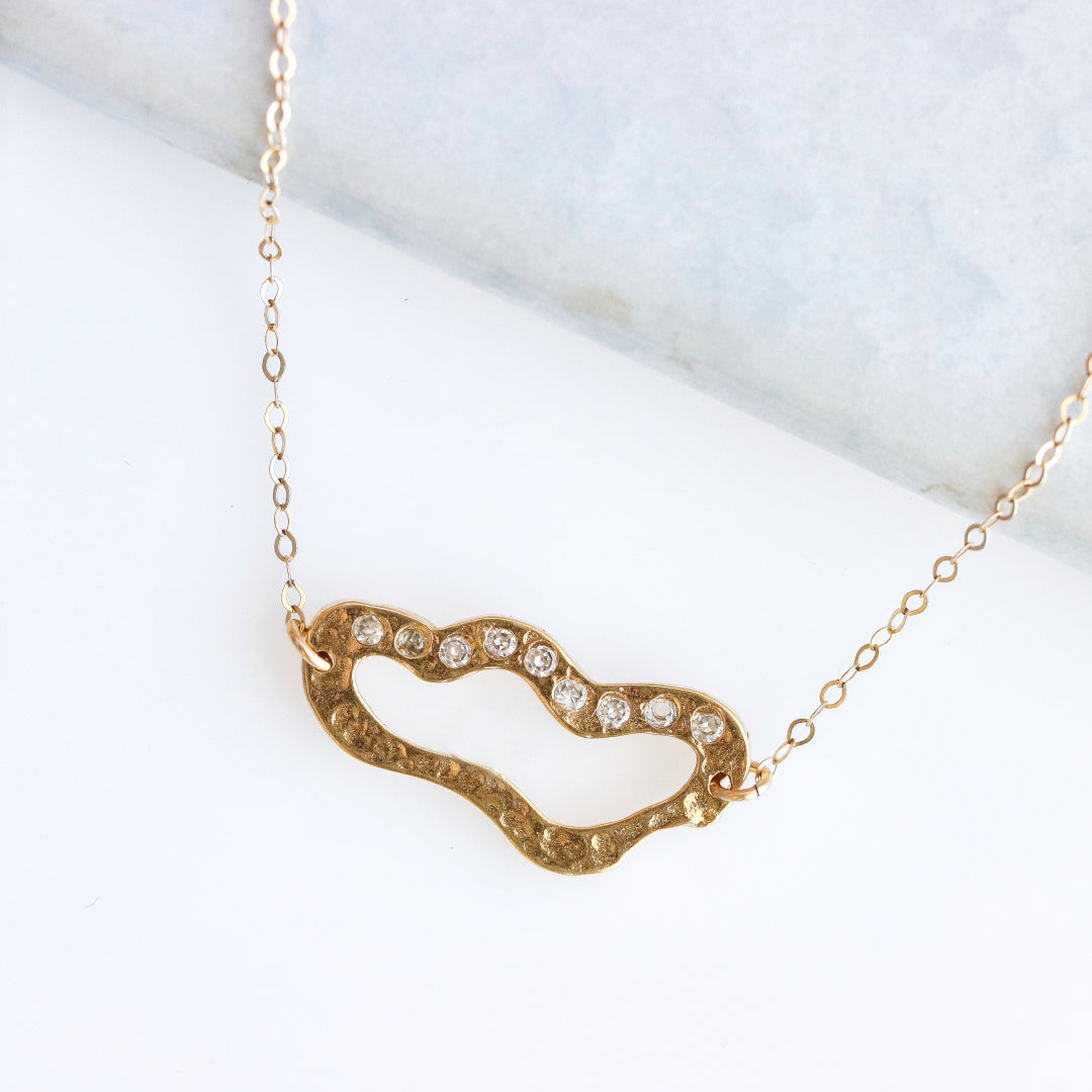 Abstract Hammer Necklace