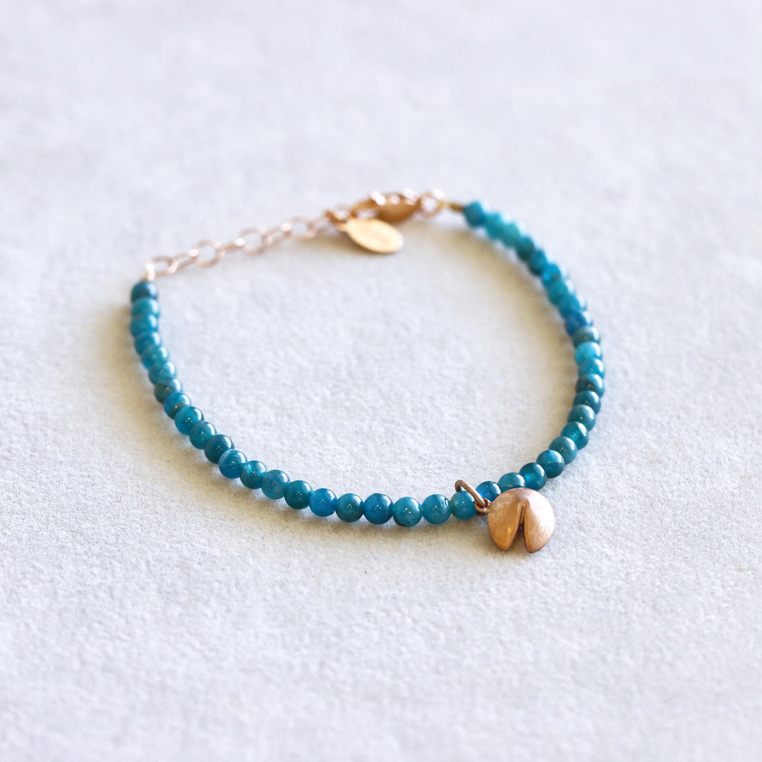 Apetite Fortune Cookie Rose Gold Bracelet