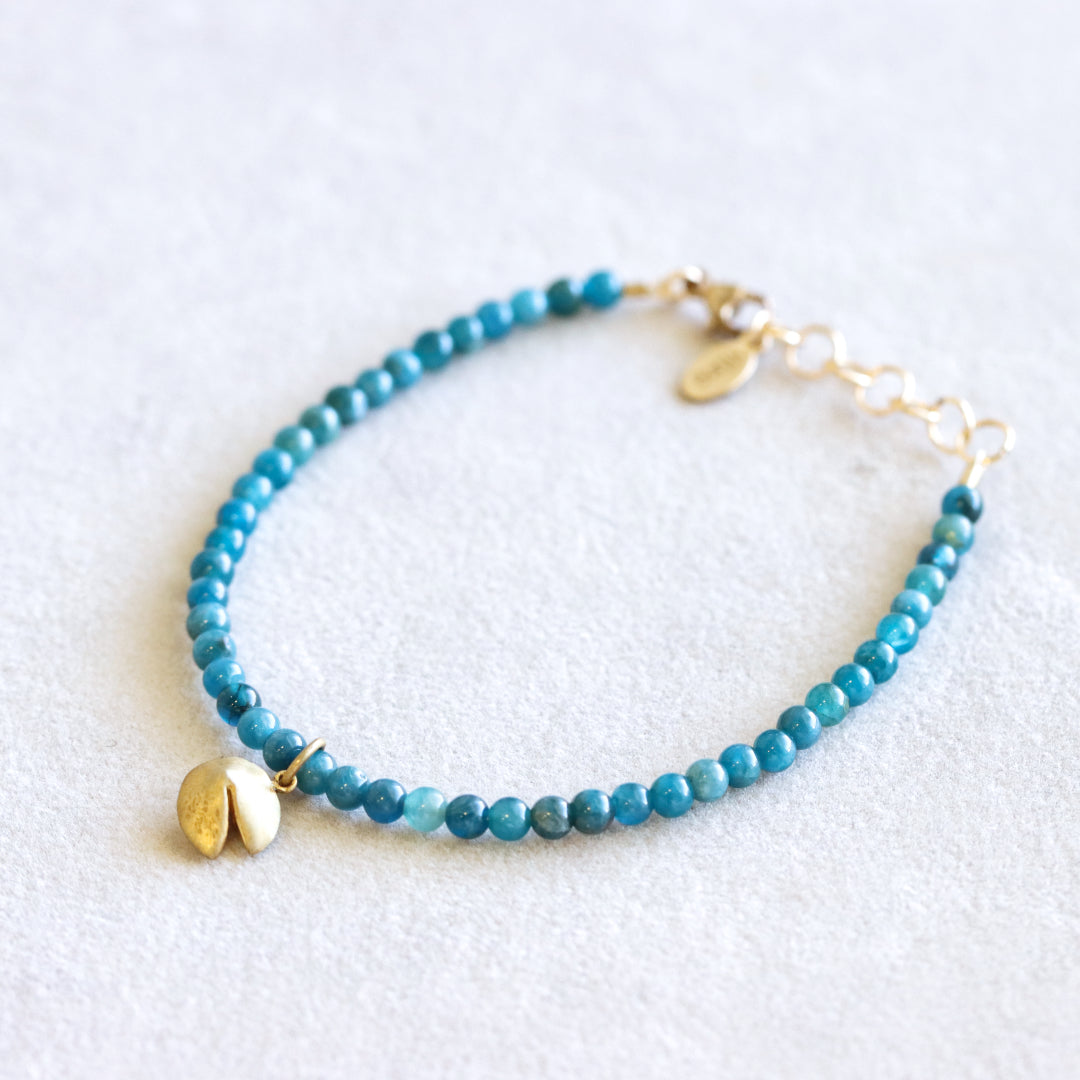 Apetite Fortune Cookie Gold Bracelet