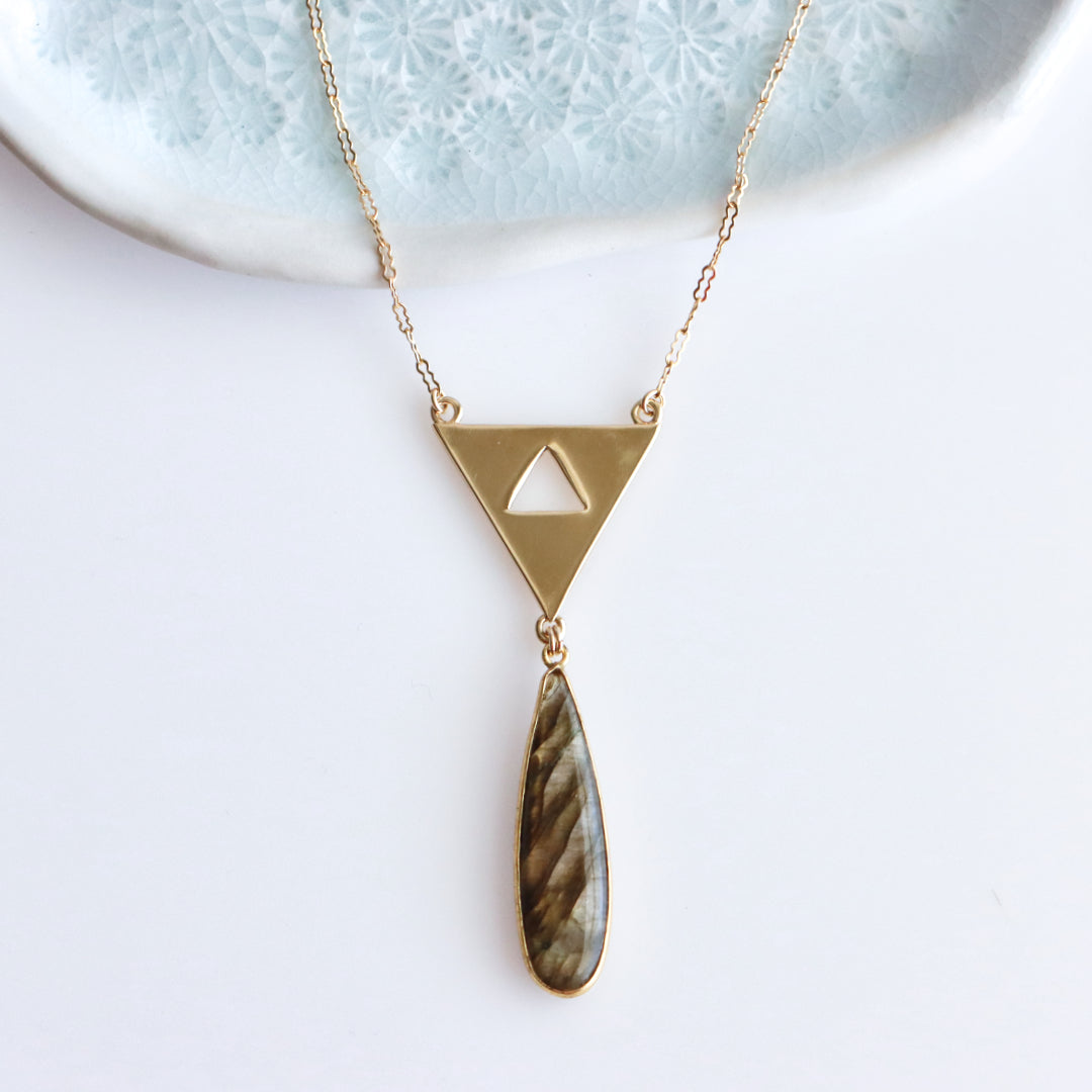 Labradorite Tribal Necklace