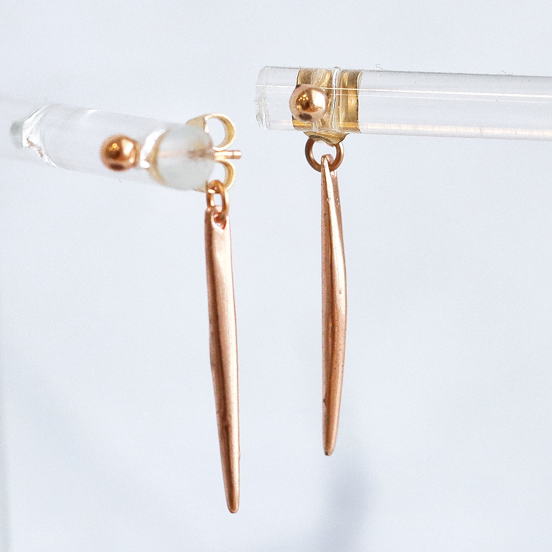 Thorn Stud Earrings Silver