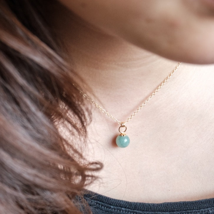 Aventurine Drop Necklace