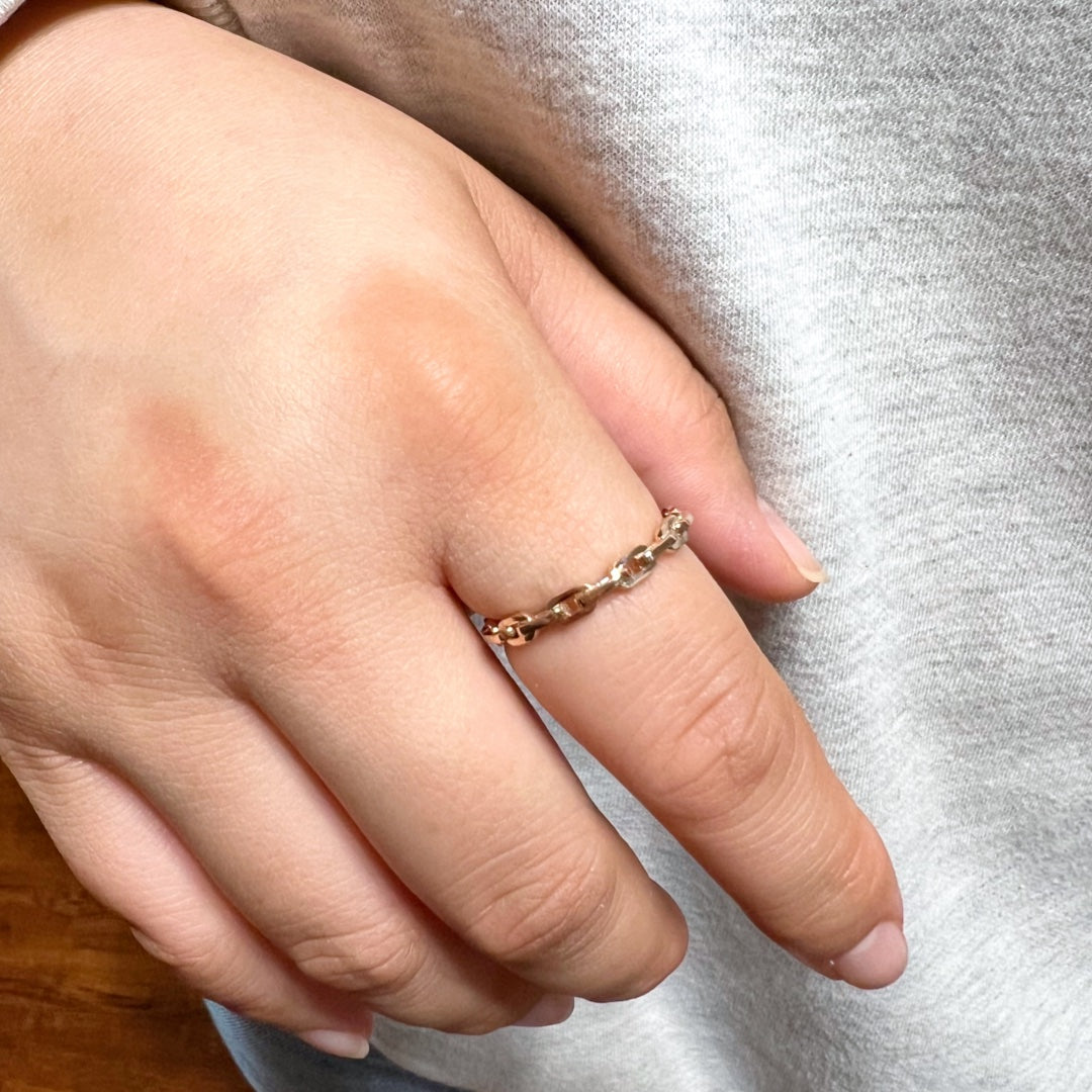 Linked By Love Ring Rose