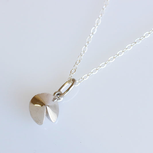 Fortune Cookie Petite Silver Shiny