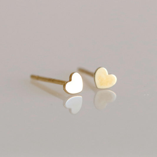 Tiny Heart Earrings