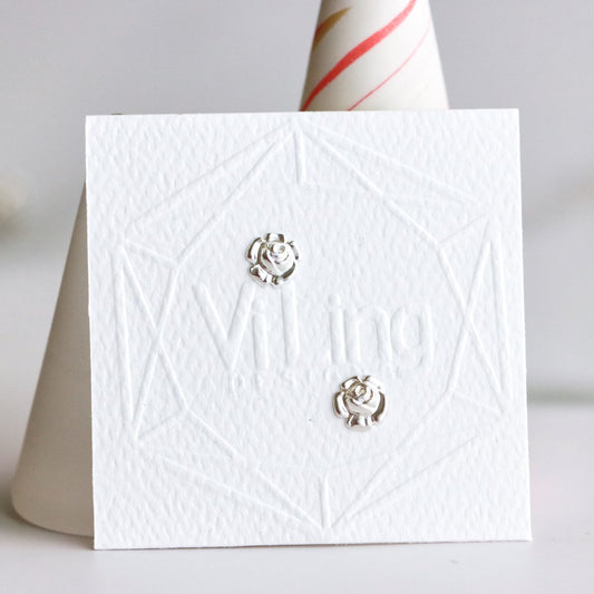 Rose Stud Silver