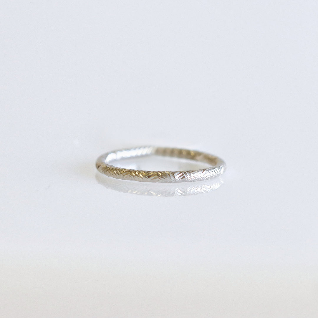 Stardust White Gold Ring