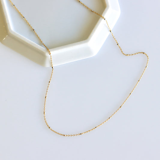 Nugget Chain Necklace Gold